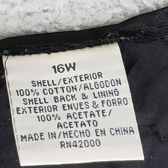 Basic Editions Vest Vintage Women’s Plus Size 16 XL Ghost Halloween Fall - Picture 7 of 8